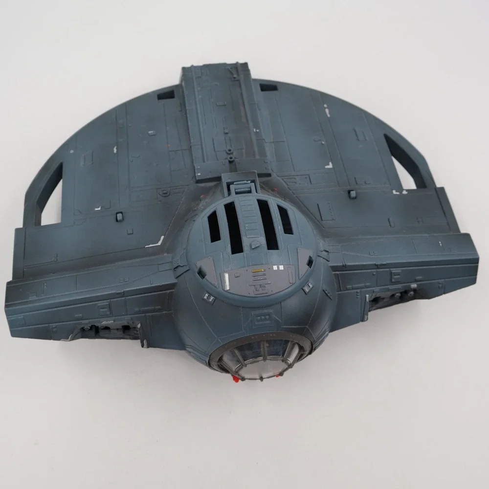 Hasbro Star Wars TIE Fighter Vehicle 2003 Incomplete Gray Imperial Starship Toy